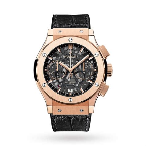 hublot chronograph gold